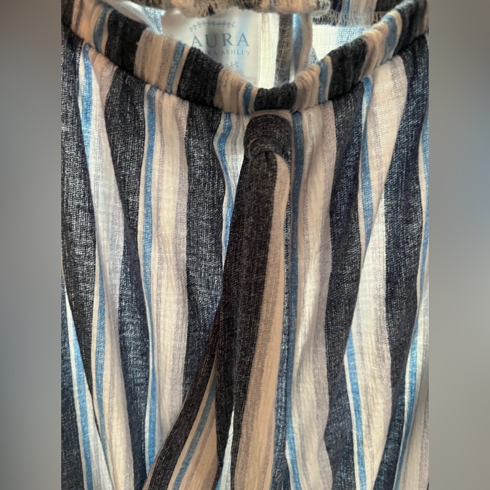 Laura Ashley Cut Out Side Pajama Bottoms